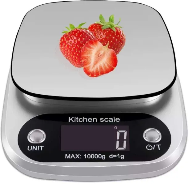 WEIWEISTORE Food Scale 22lb Weight Grams, Digital Kitchen Scales and Ounces for Cooking, Baking Dig…