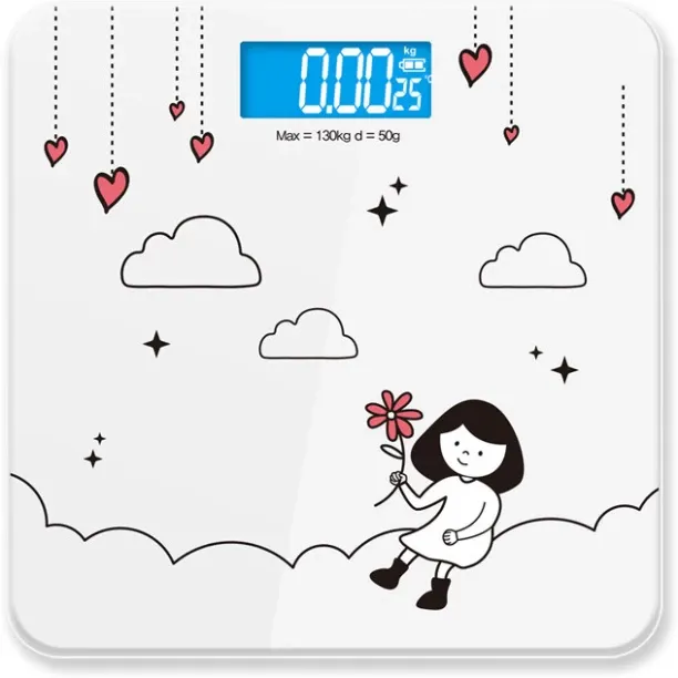 RUIQI Adorable Cartoon Design Digital Body Weight Scale Digital Personal Weighing Scale