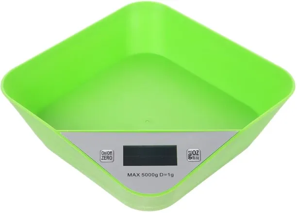 HYinjin Digital Food Kitchen Scale Bowl Style Green Food Scales Digital Weight Grams for Baking Coo…