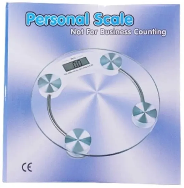 Yomna Thick Tempered Glass LCD Display Digital Bathroom Weight Scale Digital Personal-digital Weigh…