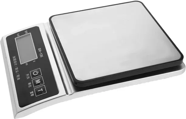 HYinjin Digital Kitchen Weight Scale 3kg Stainless Steel Electronic Food Scale 0.1g Precision for C…