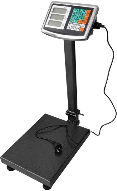 JUSTSIMPLIFIED HeavyDuty Mobile Weighing Scale with Display Digital Industrial Weighing Scale