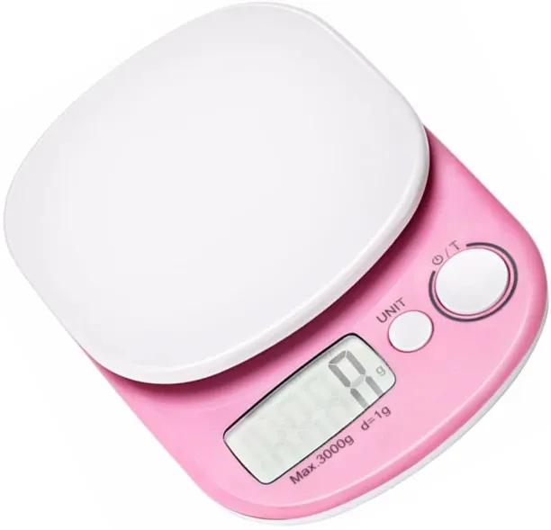 HYinjin Mini Electronic Scale High Precision Digital Food Scale 3kg Capacity for Cooking Baking Wei…