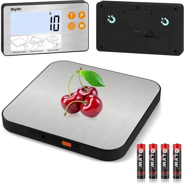 HYinjin 33lb Food Scale with Split Display, Diyife Digital Kitchen Scales, 1g/0.1oz Precise Graduat…