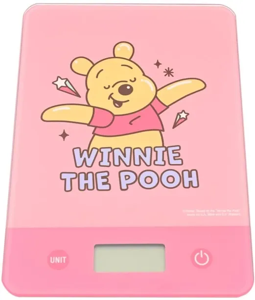 HYinjin Winnie-Bear-Pooh Electronic Kitchen Scale 1kg|Pink/Mint Green - Food Kitchen Scale Features…
