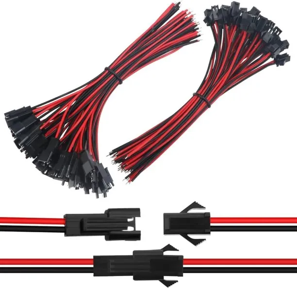 fonkiss 10 JST SM 2 Pin Micro Electrical Push-in Wire Connector