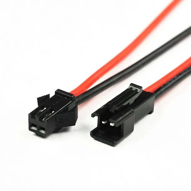 fonkiss JST SM 2 Pin Micro Electrical Male and Female Connector Plug Wire Cable, with 140mm 20AWG W…