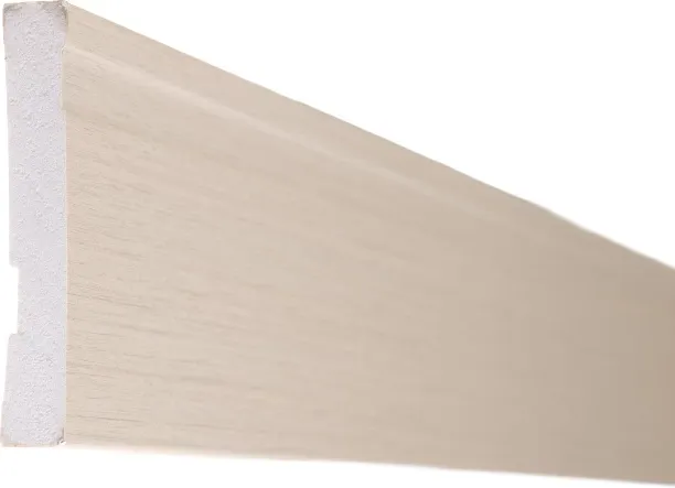 Pedross Polymer Skirting Plastic 100mm - Grey Fog 2400 x 100 x 2mm used with Laminate Flooring