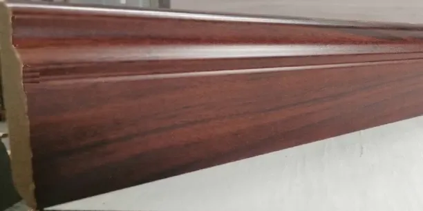 Pedross Skirting Russet Oak MDF Gloss Finnish 100mm x 14mm x 2400mm for Laminate Flooring