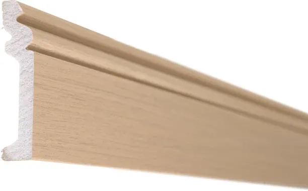 Pedross Polymer Skirting Plastic 80mm - Underberg Oak 2400 x 80 x 2mm used with Laminate Flooring