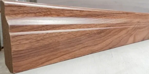 Pedross Skirting Jasper Oak MDF Gloss Finnish 80mm x 14mm x 2400mm for Laminate Flooring