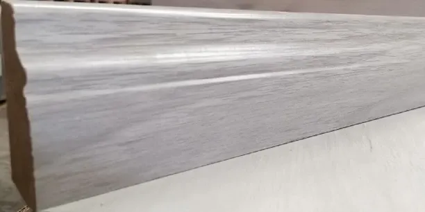 Pedross Skirting Pearl Oak MDF Gloss Finnish 80mm x 14mm x 2400mm for Laminate Flooring