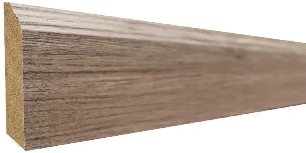 Pedross Skirting Rift Oak MDF Wrapped 100mm x 14mm x 2250mm for Laminate Flooring