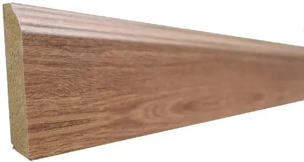 Pedross Skirting Highland Oak MDF Wrapped 100mm x 14mm x 2250mm for Laminate Flooring