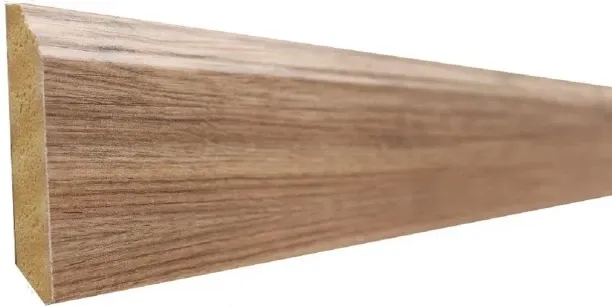 Pedross Skirting Butternut MDF Wrapped 100mm x 14mm x 2250mm for Laminate Flooring
