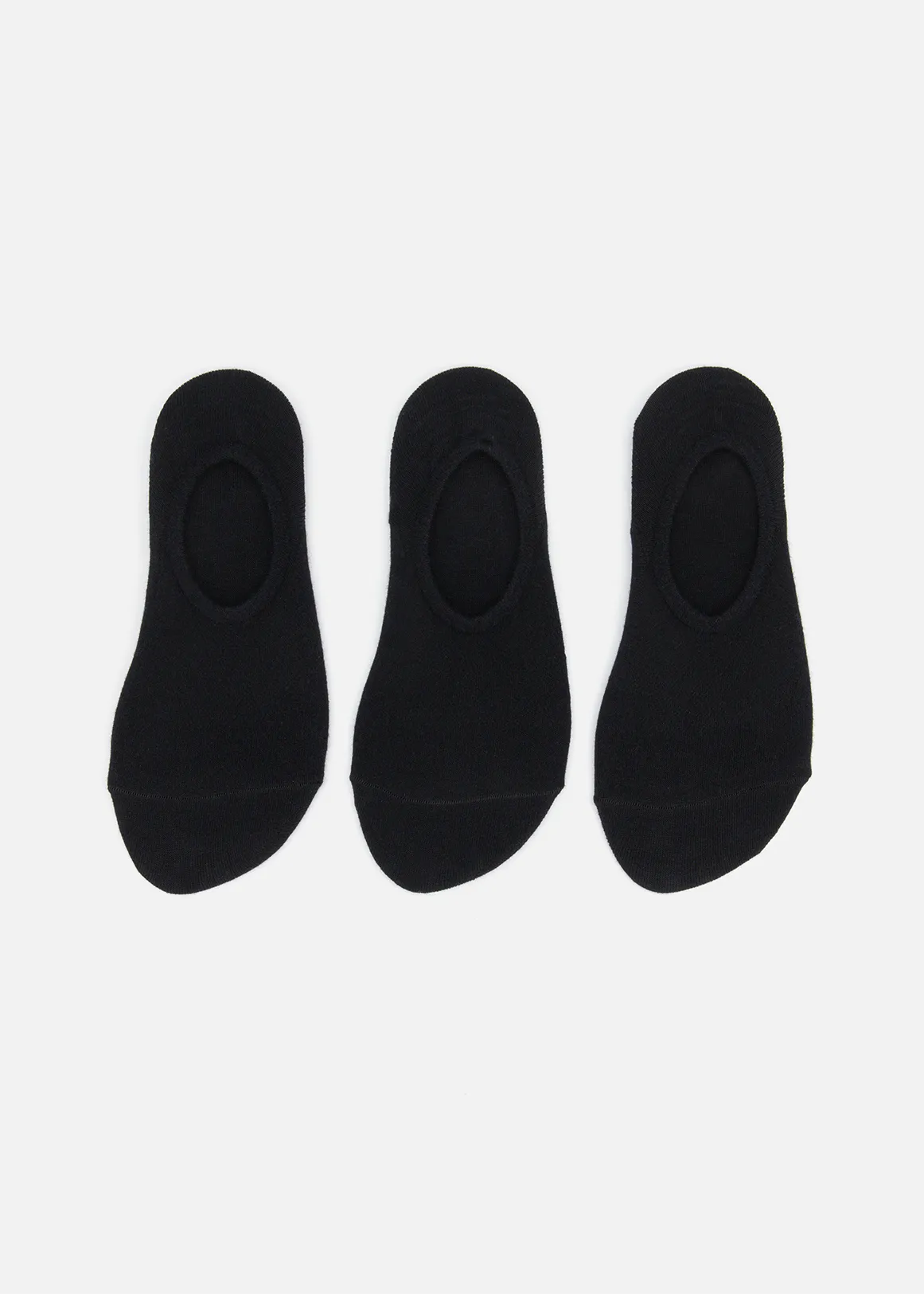 Plain Cotton Rich Secret Socks 3 Pack