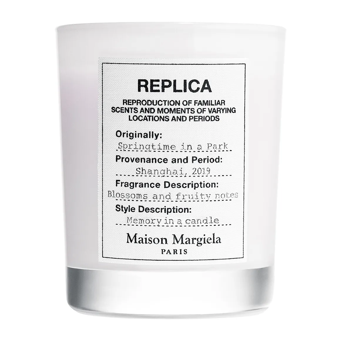 Replica Springtime In A Park Candle
