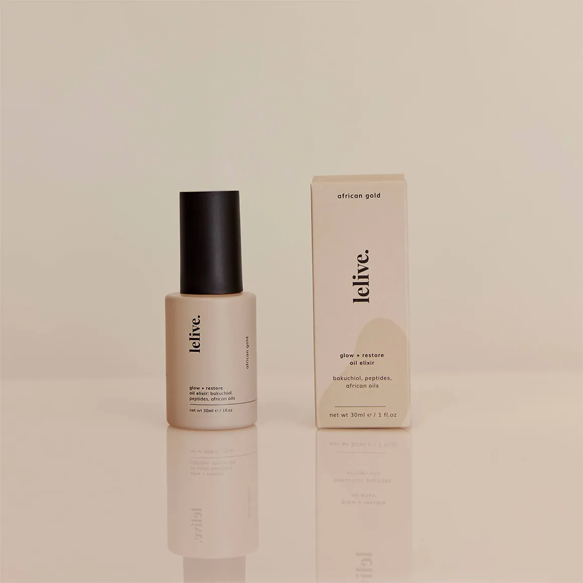 African Gold | Peptide, Bakuchiol + African Oil Elixir