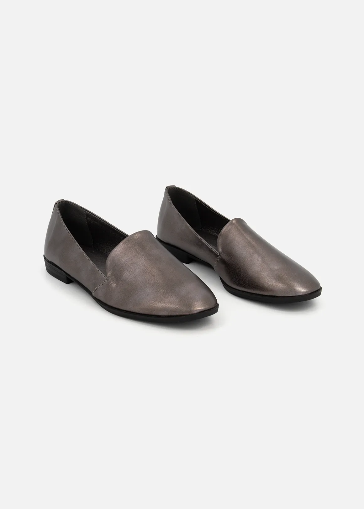 Faux Leather Loafers