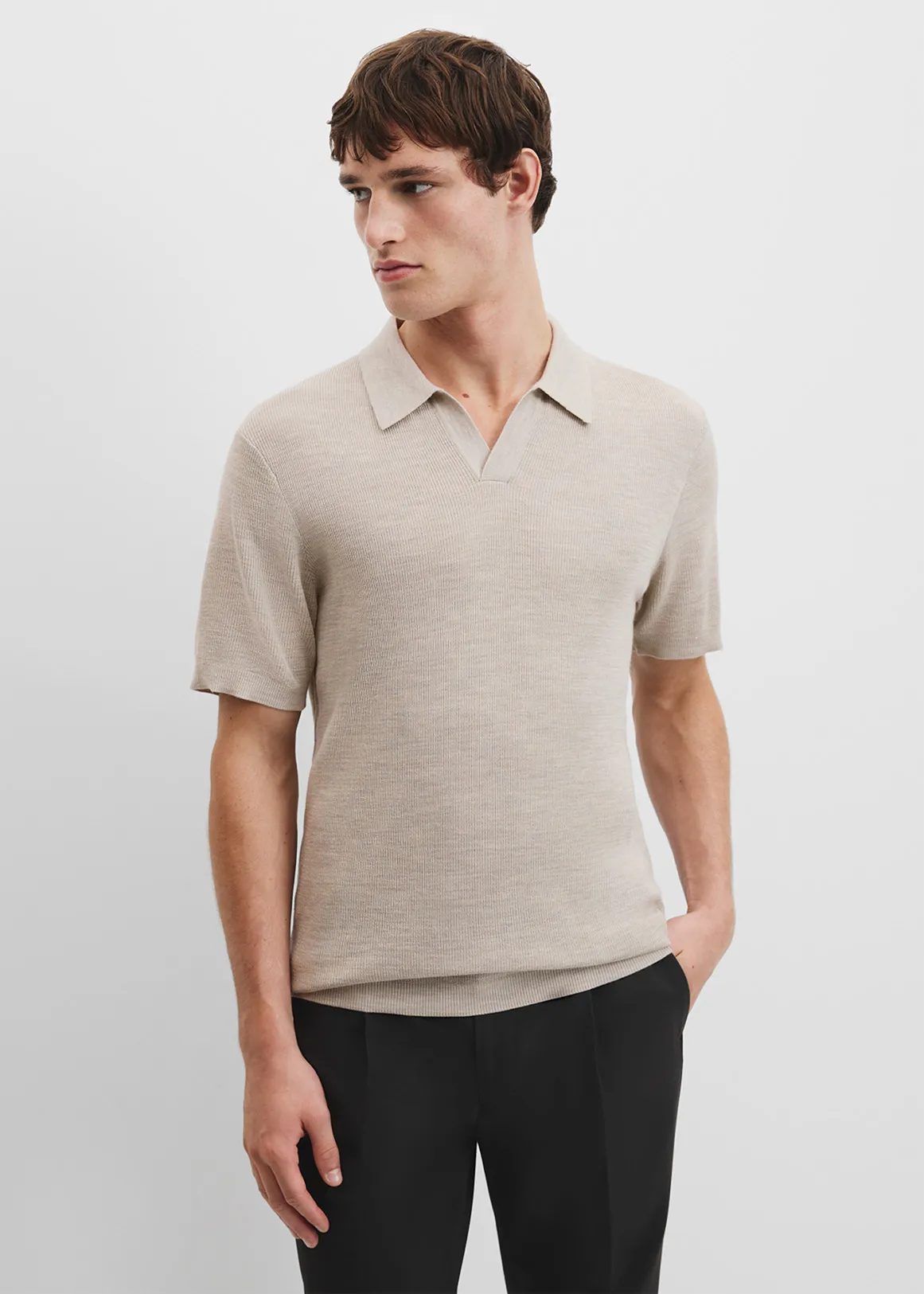 Verified Australian Merino Wool Rib Trophy Polo