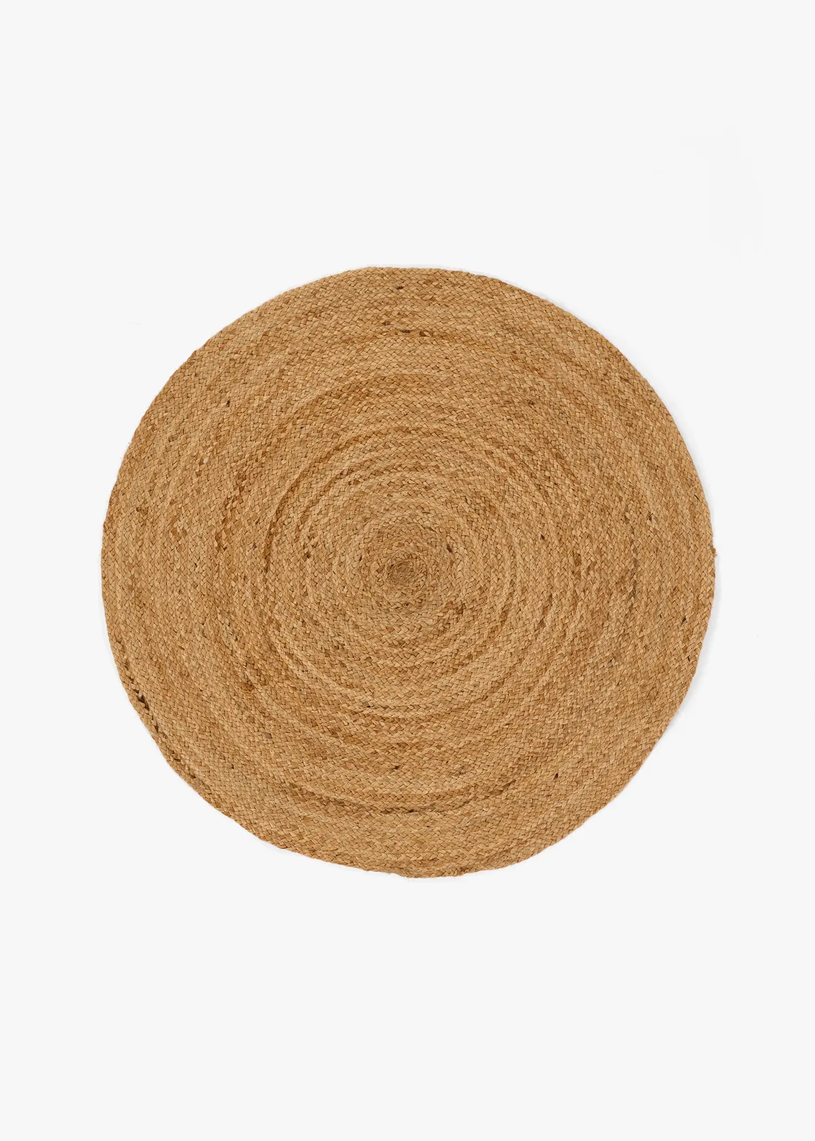 Jute Round Floor Rug 110cm