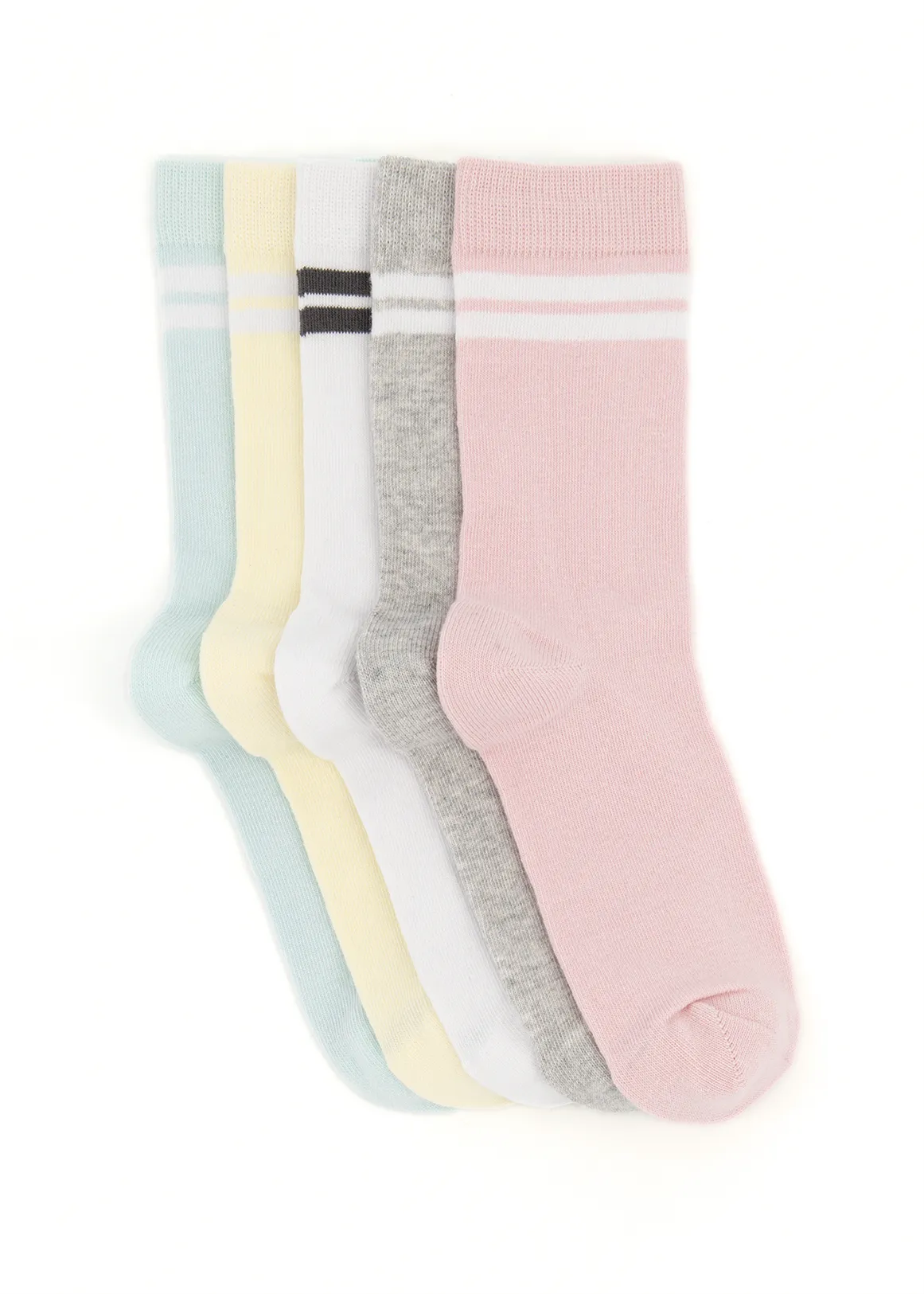 Pastel Cotton Rich Socks 5 Pack