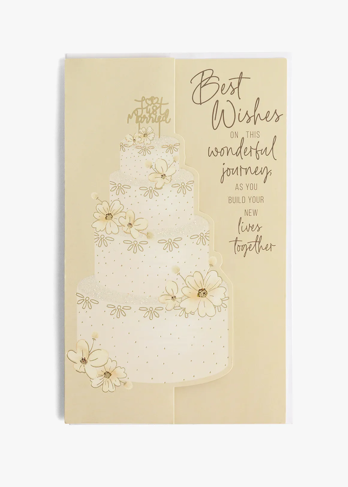 Wedding Cake Embossed Gift Card