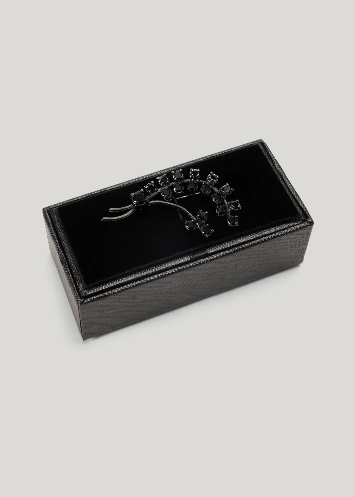 Crystal Floral Vine Lapel Pin