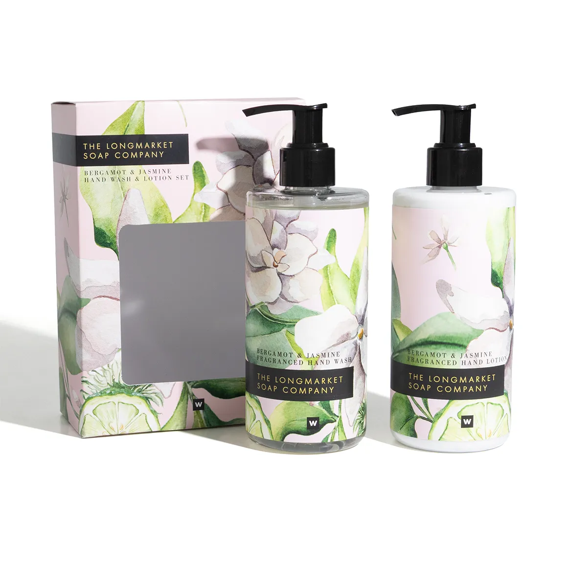 Bergamot & Jasmine Hand Wash & Lotion Caddy