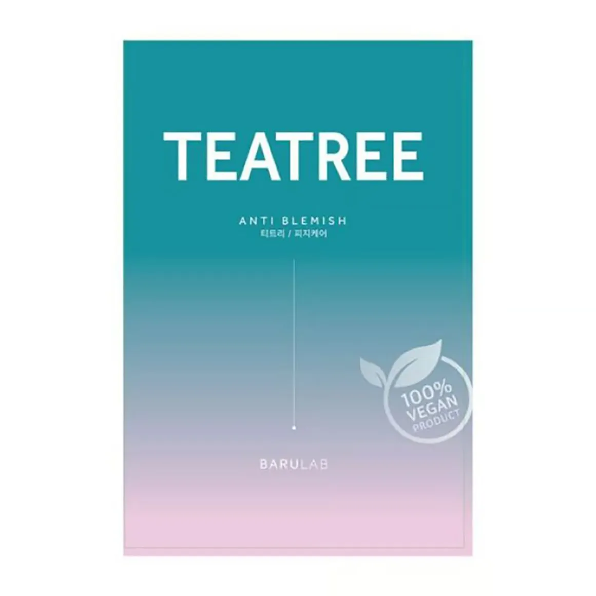 The Clean Vegan Teatree Sheet Mask