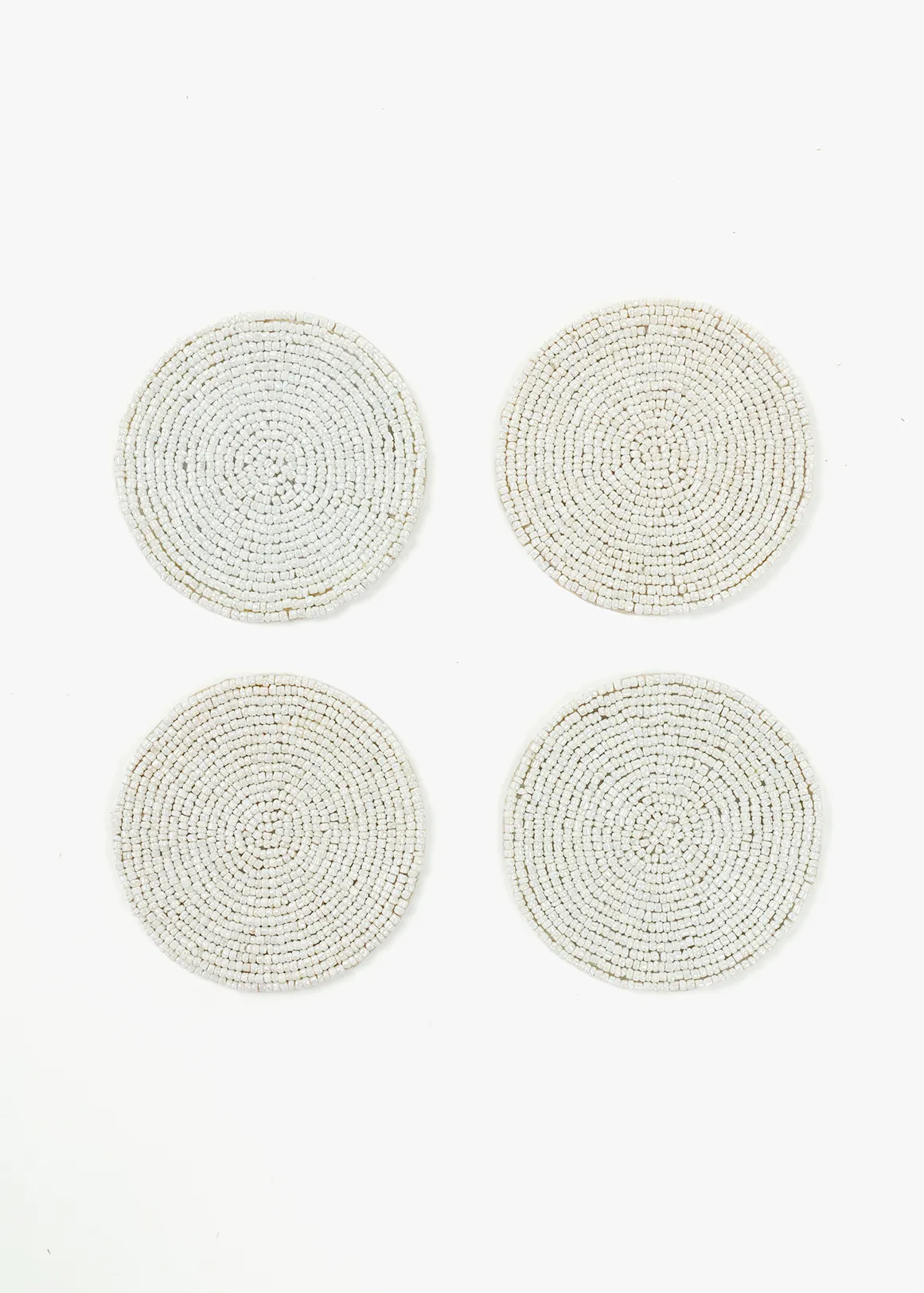 Glass Beaded Coasters 4 Pack