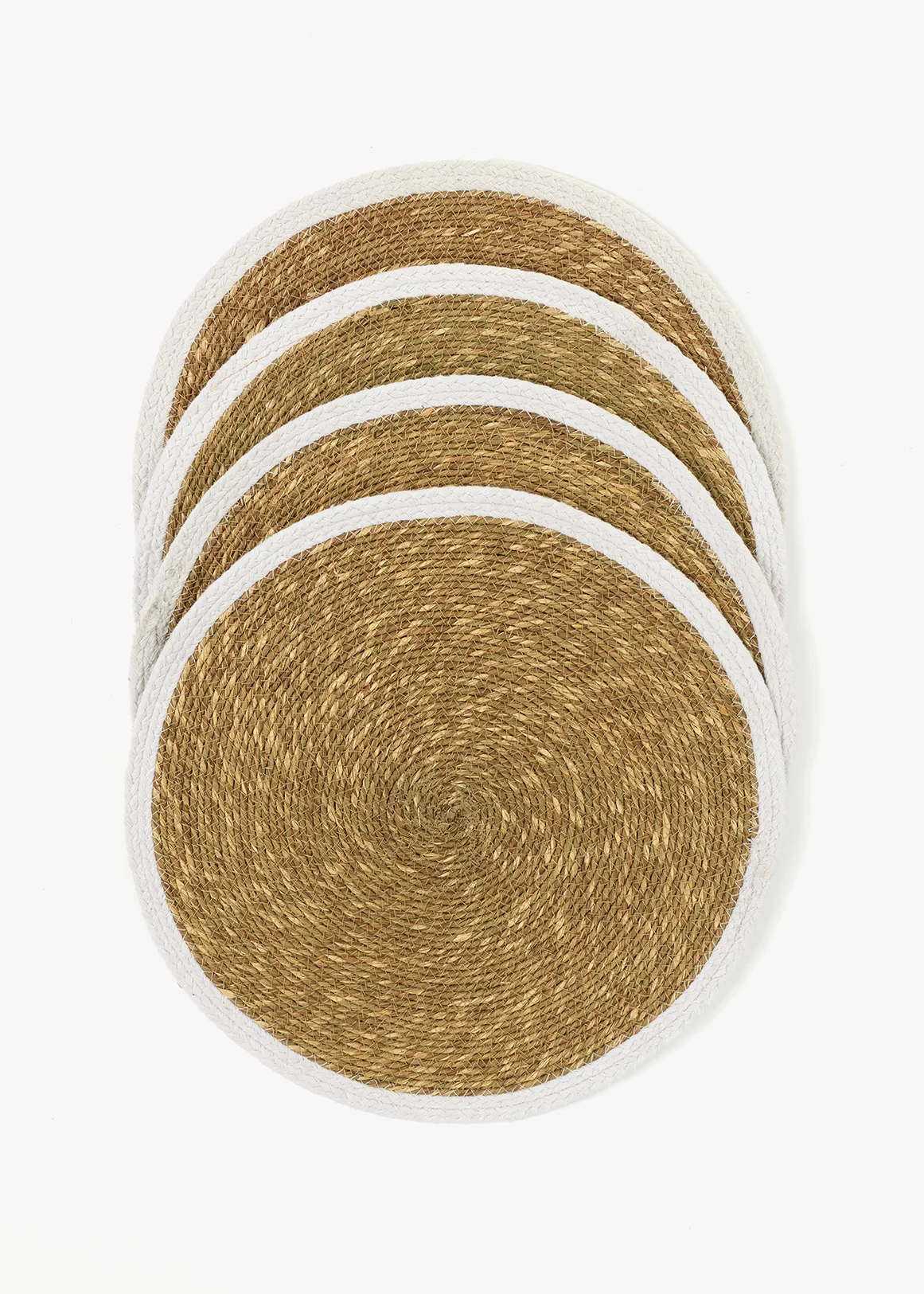 Jute Cotton Placemats 4 Pack